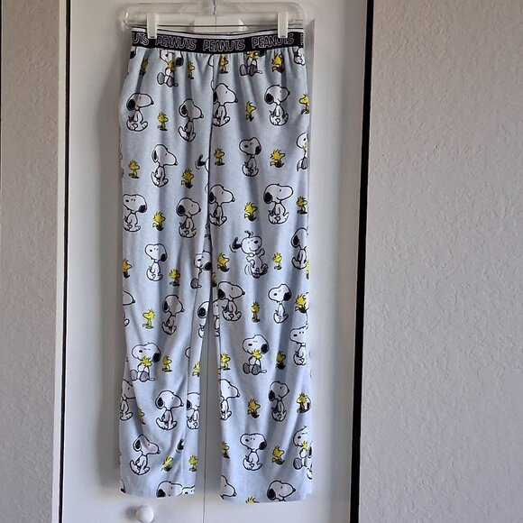 PEANUTS Snoopy & Woodstock Long Pant Pajama Bottoms Women's Size S (4-6) - Picture 1 of 16